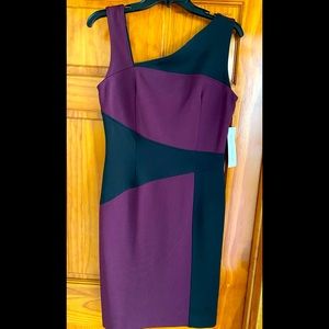 BNTW Maggy London size 10 sheath dress - plum
